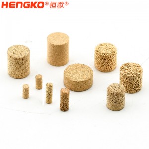 出廠價供應防潮粉末燒結(jié)銅圓柱濾芯用于污染水過濾