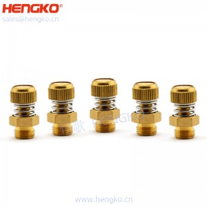 廠家生產(chǎn)平開槽燒結多孔 HD排氣金屬銅消聲器M5 1/8″ 1/4”3/8″ 1/2銅組件