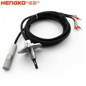 I2C 防水環(huán)境監(jiān)測(cè)系統(tǒng)不銹鋼316L保護(hù)土壤溫濕度傳感器探頭