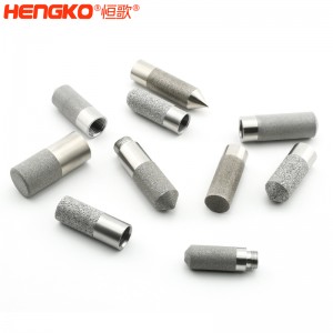 廠家生產(chǎn)0.2-90μm溫濕度傳感器不銹鋼探頭外殼防水防塵耐腐蝕，多種型號可定制