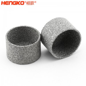 廠家直銷316L粉末不銹鋼濾筒過(guò)濾器耐高溫耐腐蝕易清洗壽命長(zhǎng)濾芯