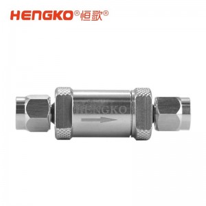 恒歌卡套直通過濾器不銹鋼氣體過濾器精密高效工藝氣體過濾器