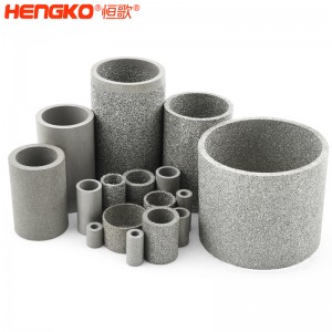 廠家直銷不銹鋼316L粉末微顆粒濾筒，耐高溫防塵不銹鋼金屬燒結(jié)濾筒濾芯