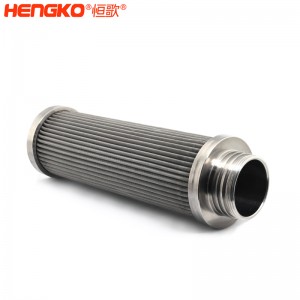 廠家直銷不銹鋼燒結(jié)多層絲網(wǎng)濾芯耐腐蝕易清洗，用于制藥化工