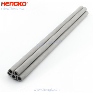 恒歌定制加工微米粉末多孔金屬過濾器元件(氮氣擴散器管)