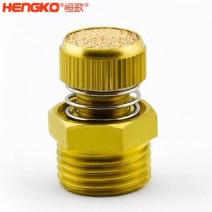 廠家批發(fā)HSD型可調(diào)節(jié)青銅消聲消音器多規(guī)格耐高溫消音降噪，用于電磁閥氣動(dòng)靜音器接頭