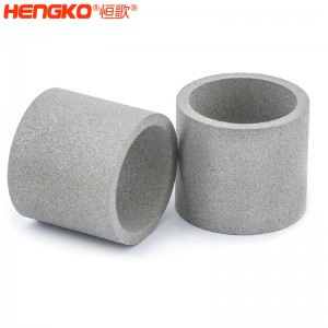 微米級燒結(jié)金屬粉末濾管筒_工業(yè)除塵器空氣濾芯