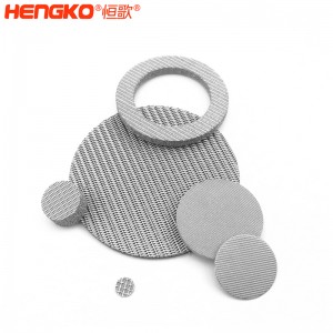 長(zhǎng)壽命燒結(jié)不銹鋼濾片盤(pán)部件_適用于食品飲料工業(yè)純水處理系統(tǒng)