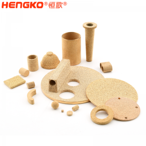 濾芯廠家定制微孔銅燒結(jié)粉末濾管排氣柔性耐高溫耐腐蝕3-90微米，制藥工業(yè)可用